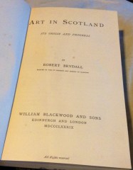front cover - Art in Scotland
